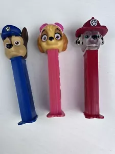 PEZ Candy Dispenser Paw Patrol Kid’s Cartoon LOT 3 Skye Chase Marshall Pups Dogs - Picture 1 of 5