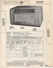 1952 HALLICRAFTERS S-80 COMMUNICATIONS RADIO SERVICE MANUAL photofact s80 REPAIR