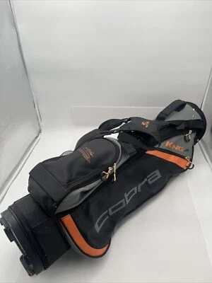 Cobra King Jr 5 Slot Bag OnlyJunior Kids Youth Orange/Black 5 Pouch No Rain Hood - Image 1 of 4