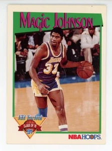 Magic Johnson EX-NM 1991 Hoops #321b - Imagen 1 de 2