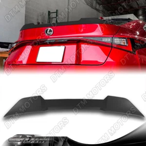 For 21-25 Lexus IS300 IS350 IS500 Unpainted Black Rear Trunk Lid Spoiler W-Power - Picture 1 of 6