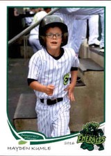 2016 Eugene Emeralds Grandstand #16 Hayden Kumle Honorary Player Springfield OR