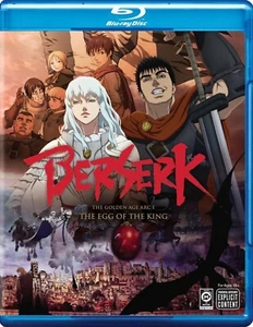 BERSERK: THE GOLDEN AGE ARC I: THE EGG OF THE KING BLU-RAY (2012) [BRAND NEW] - Foto 1 di 2