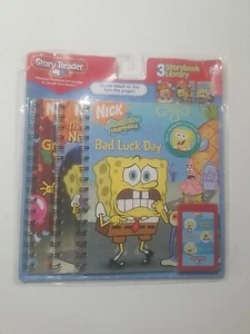 NEW Story Reader Spongebob - 3 Storybook Library with Cartridge - Picture 1 of 5