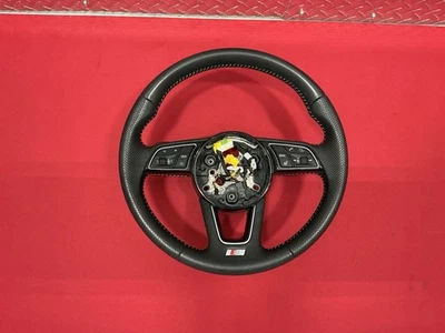 Audi A4 A5 S4 S5 2018-2019 volante redondo medio perforado OEM Foto 1 de 4