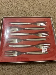 WMF Cromargan Salad Forks 5-3/4” Set of 6 Rom Stainless Germany MCM - Picture 1 of 7