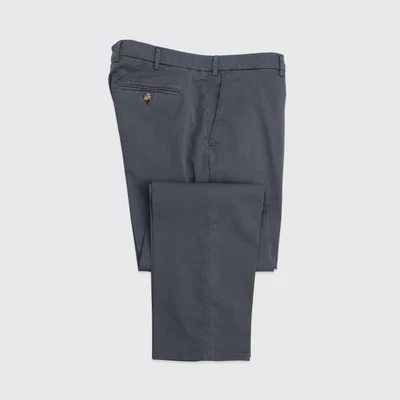 Brunello Cucinelli Pants Size EU52 Italian Fit Solid Gray Cotton Twill Stretch - Image 1 of 4