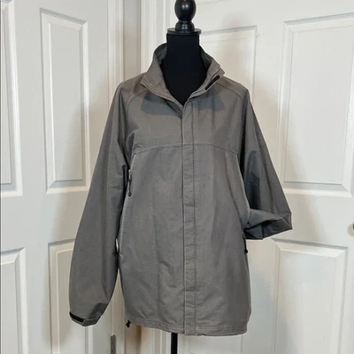 🔥Мужская ветровка с капюшоном Stüssy 90-х/00-х годов Y2K Houndstooth куртка XL серый🔥 - Изображение 1 из 4