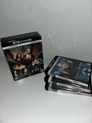 The Da Vinci Code/Angels and Demons/Inferno 4K  (2017) Tom Hanks Blu Ray Triple - Image 1 of 4