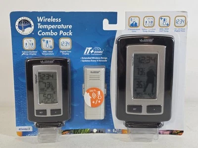 LA Crosse Technology Wireless Temperature Combo Pack Indoor/Outdoor KCombo-5 - Image 1 of 2