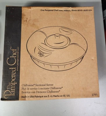 Pampered Chef Chillzanne Sectional Server 2791 - Image 1 of 4