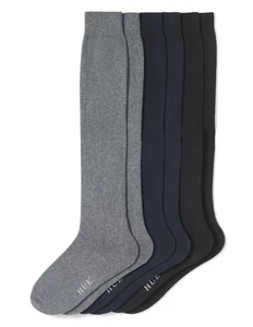 Hue Women's Flat Knit Knee High Sock, New Graphite Heather, One Size US - Picture 1 of 7