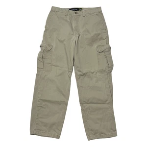 Levis SilverTab Khakis Cargo Pants Mens 34x34 Beige Utility Pocket Relaxed Y2K - Picture 1 of 14