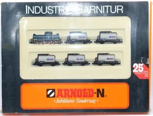 Arnold N 0151 WLE Industrie-Garnitur mit Diesellok MaK 600 D 6-teilig OVP Spur N - Bild 1 von 7