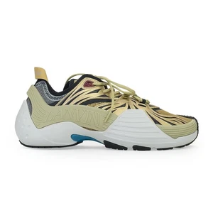 NIB LANVIN ECRU/GOLDEN BROWN FLASH-X SNEAKERS SIZE 44 $850 - Picture 1 of 8