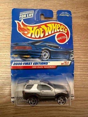 Hot Wheels 2000 First Editions 1999 Isuzu VehiCROSS #16/36 P5 Silver NEW - Image 1 of 4