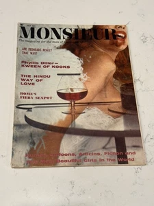July 1964 Monsieur Magazine Sexy Redheads Pin-Up Girls - Picture 1 of 2