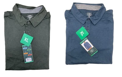 G.H. Bass & Co.  Men's Performance Polo Long sleeve shirt Quick Dry - Image 1 of 4