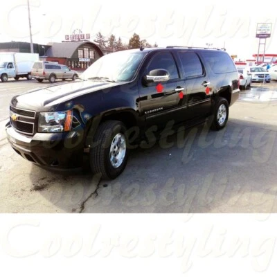 For 2007 08 09 10 11 12 13 Chevy Suburban Tahoe 4 Door HANDLE+lower Mirror cover - Image 1 of 2