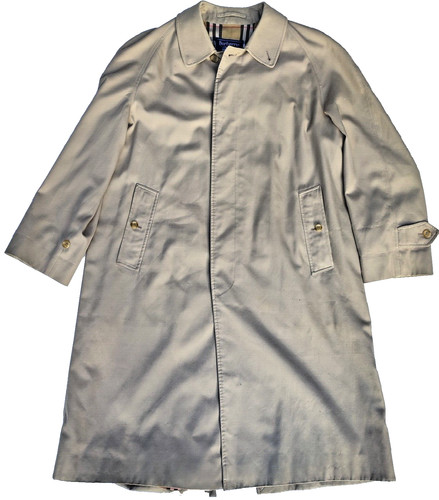 Giacca trench vintage Burberry Mem's Medium 48R