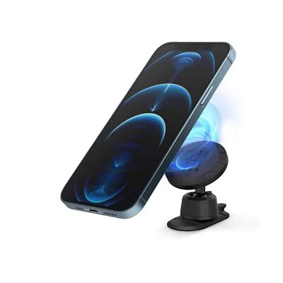 Soporte magnético para teléfono coche Ringke Gear con patrón de fibra de carbono bloqueo giratorio U... Foto 1 de 4