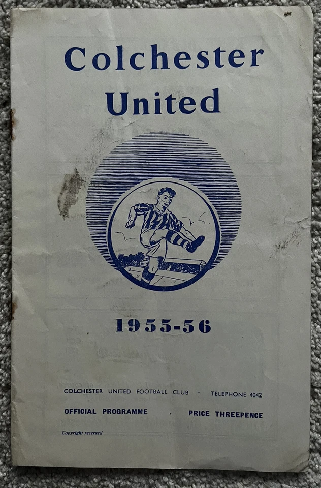 Colchester United v Watford 21st January 1956 - Image 1 of 3