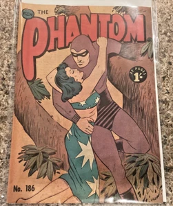 THE PHANTOM No 186 BY FREW PUB. VERY RARE BRONZE AGE FINE/V FINE 1960 - Picture 1 of 3