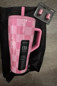 Brumate Pink Checkered Era 30oz (Limited Edition) w/Magnetic Straw Cover - Picture 1 of 8