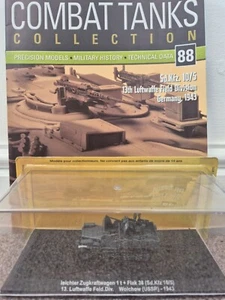 Altaya Deagostini 1/72 Leichter Zugkraftwagen 1 T + Flak 38 SD.KFZ.10/5 WW2 - Foto 1 di 3