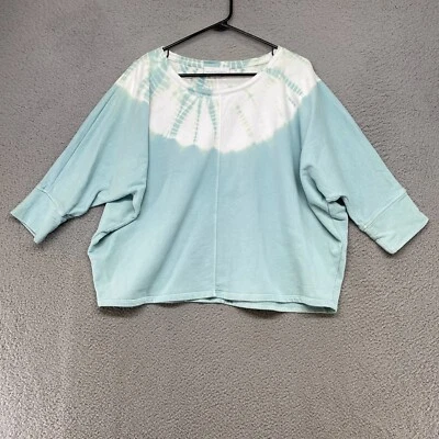 Sudadera J. Jill Mujer MP Mediana Pequeña Tie Dye Orgánica Dolman Manga Pullove Foto 1 de 4