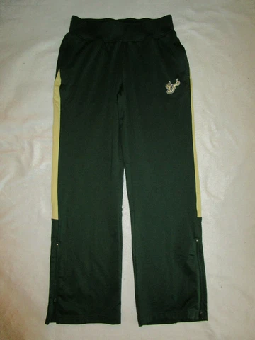 UNDER ARMOUR USF SOUTH FLORIDA BULLS MEN'S PANTS MEDIUM GREEN POLYESTER USED Cover