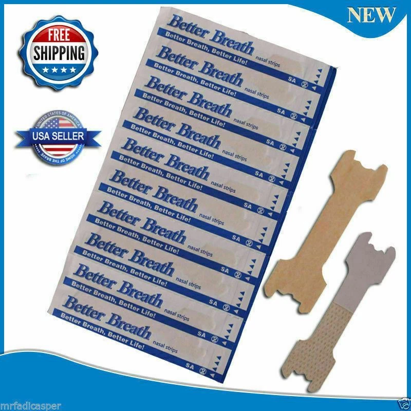 5-1000 Pcs Breathe Better and Reduce Snoring Small/Medium/Large Nasal Strips - Image 1 of 4
