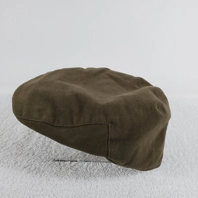 Vintage Failsworth 100% Cotton XL Olive Green Newsboy Hat - Size 7 1/2 - Image 1 of 4