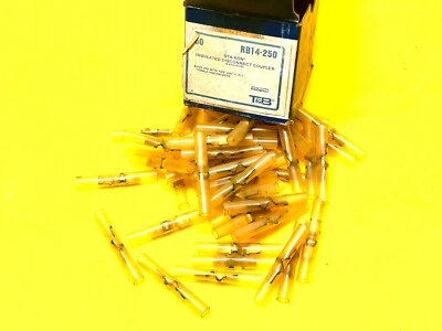 BOX (50) THOMAS & BETTS RB14-2STA-KON INSULATED DISCONNECT COUPLER .250" X .032" - Image 1 of 4