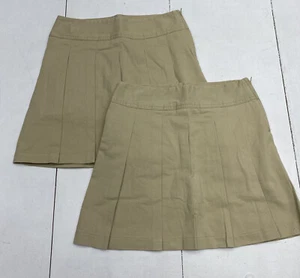 The Children's Place Sandy Uniform Pleated Skorts 2 Pack Girls Size 12 New - Picture 1 of 10
