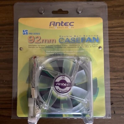 Antec Pro Series Ball Bearing 92mm PC Case Fan CaseFan NEW  - Image 1 of 2