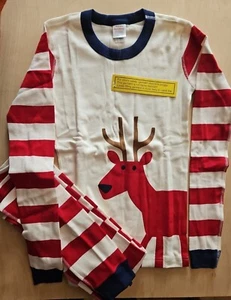 NWT HANNA ANDERSSON DEER DEAR CHARACTER LONG JOHN PAJAMAS 160 14 - Picture 1 of 7