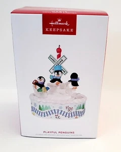 Hallmark Keepsake Ornament 2022 Magic Playful Penguins NIB - Picture 1 of 5