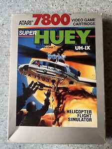 Atari 7800 CX7828 - Super Huey UH-IX - Video Game No Instructions