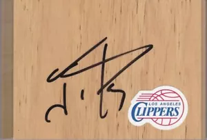 Los Angeles Clippers Jared Dudley Signed Floorboard COA - Picture 1 of 1