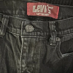 LEVI'S 511 Skinny 12 Regular (Boys) 26 x 26 1/2 Black Wash Denim Jeans - Picture 1 of 10