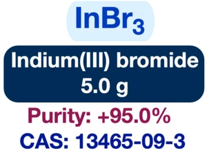 InBr3 || CAS: 13465-09-3 || 5.0 g || Purity: +95.0% - Picture 1 of 2