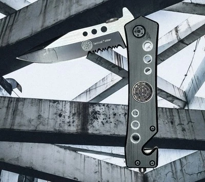 TACTICAL FOLDER SWAT 1098 Surgical Steel Limited Edition Rescue Pocket Knife - Image 1 of 4