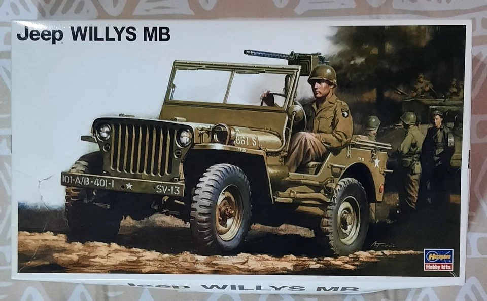 Hasegawa 1:24 piezas selladas Jeep Willys MB 24501 2003 Foto 1 de 4
