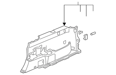 Conjunto de forro genuino Honda lado trasero L *NH167L* (negro grafito) 84660-SCV-A0 Foto 1 de 2