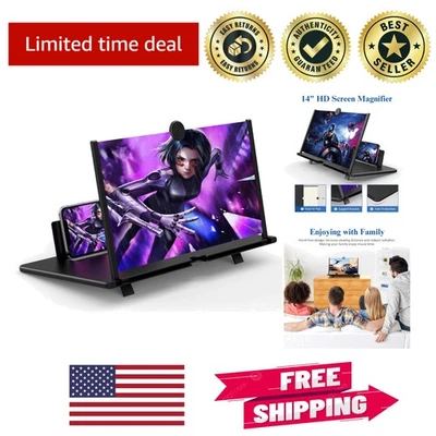 Travel-Friendly 14-Inch Smartphone Screen Magnifier - Eye Protection & Comfort - Image 1 of 4