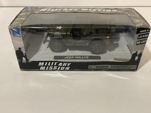 Jeep Willys U.S.A. Army Green 1:32 Diecast Model Car by New Ray - Picture 1 of 4