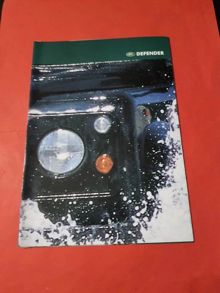 Land Rover DEFENDER tutte le versioni Depliant Brochure 04/1998 Originale - Immagine 1 di 3