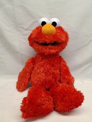 Juguete de peluche rojo Tickle Me Elmo Plaza Sésamo (Hasbro, 2016) ríe, sacude y habla Foto 1 de 4