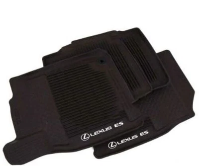 2016-18 Lexus ES350/ES300H All-Weather Rubber Floor Mat 4pc Brown PT908-33170-40 - Image 1 of 4